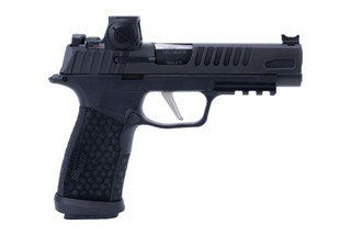Sig Sauer P365-Fuse X Macro Compact 9mm Pistol has a 4.3" carbon steel barrel